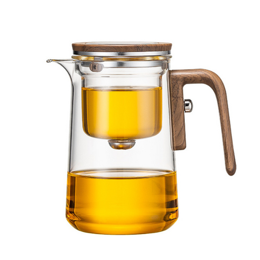 Magnetische Teekanne aus Glas mit Sieb – Vind